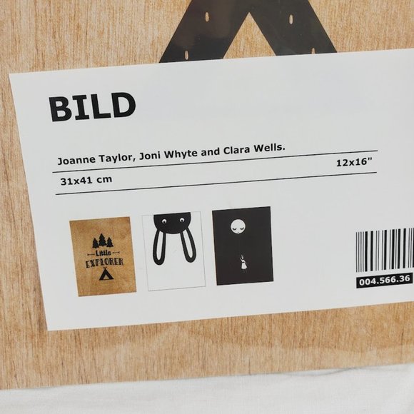 Ikea Bild Little Explorer Kids Art Print Set 12x16 NWT Tent Bunny Balloon - Picture 2 of 4